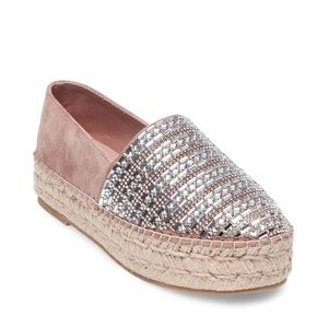 Steve Madden Proud Rhinestones - Espadrille Size 8